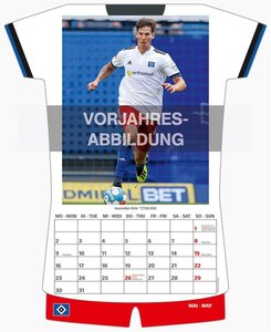 Hamburger SV 2023 - Trikotkalender - Fußball-Kalender - Fan-Kalender - 34,1x42
