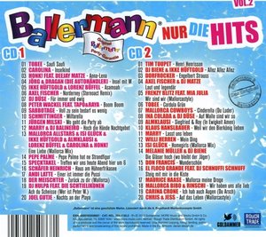 Ballermann - Nur die Hits Vol.2, 2 Audio-CDs