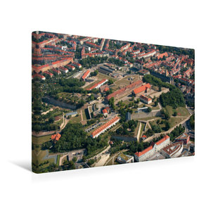 Premium Textil-Leinwand 45 cm x 30 cm quer Zitadelle Petersberg in Erfurt