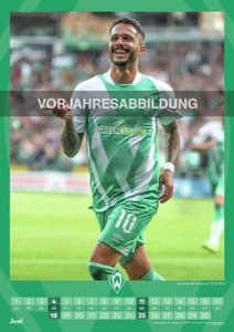Werder Bremen 2024 - A3-Kalender - Fußball-Kalender - Fan-Kalender - 29,7x42 - Sport