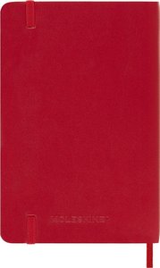 Moleskine 12 Monate Wochen Notizkalender 2024, Pocket/A6, Scharlachrot