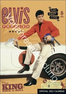 Elvis Posterkalender 2024. Der Foto Wandkalender mit den besten Bildern der Rock 'n' Roll Ikone Elvis Presley. 29,7 x 42 cm.