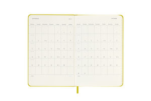 Moleskine 12 Monate Wochen Notizkalender - Color 2023, Pocket/A6, Strohgelb