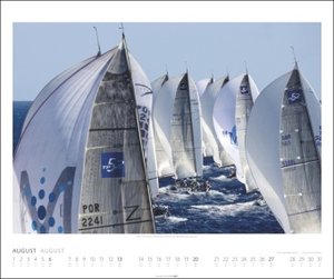 Sailing Wandkalender 2023. Fotokalender mit beeindruckenden Segelaufnahmen. Jahres-Wandkalender 2023 XXL im Querformat. Segel-Fotokalender 55x46 cm