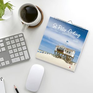 St. Peter-Ording und die Halbinsel Eiderstedt Postkartenkalender 2026