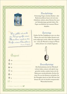 Was Großmutter noch wusste Wochenkalender 2025 - mit Tipps für Haushalt, Gesundheit und Garten