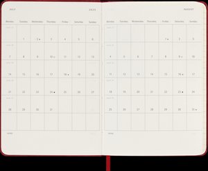 Moleskine 18 Monate Wochen Notizkalender 2024/2025, P/A6