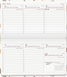 Ladytimer Pad Terrazzo 2023 - Taschen-Kalender 15,6x9 cm - Fliesen - Weekly - 128 Seiten - Notiz-Buch - Alpha Edition