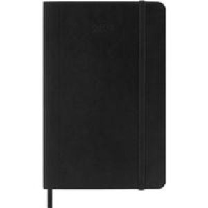 Moleskine 12 Monate Monats Notizkalender 2024, Pocket/A6, Schwarz