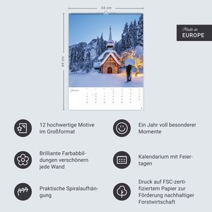 Schönes Alpenland Posterkalender 2026