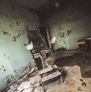 Das verlassene Krankenhaus bei Tschernobyl