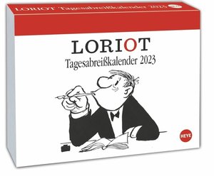 Loriot Tagesabreißkalender 2023. Kultiger Humor-Tischkalender, Abreißkalender für jeden Tag. Kalender 2023 zum Aufhängen und Aufstellen.