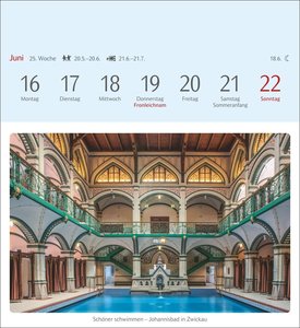 Das Glück liegt in Deutschland Postkartenkalender 2025 - Wochenkalender mit 53 Postkarten, 53 besondere Orte entdecken