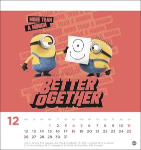 Minions Postkartenkalender 2022