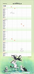 Jacob Familienplaner für Katzenliebhaber 2026