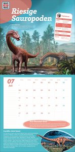 WAS IST WAS Dinosaurier Broschurkalender 2026