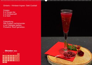 Faszination rote Cocktails (Premium, hochwertiger DIN A2 Wandkalender 2023, Kunstdruck in Hochglanz)