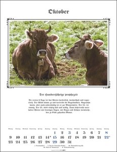Der Hundertjährige Kalender 2023. Monats-Wandkalender mit Bauernregeln und stimmungsvollen Fotos. Naturkalender mit Tipps aus 300 Jahren Tradition