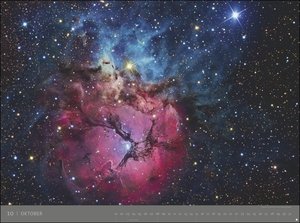 Kosmos Kalender 2023: Alexander von Humboldt-Reihe. Hochwertiger Foto-Wandkalender mit atemberaubenden Weltraum-Fotografien. Foto-Kalender XXL. Querformat.