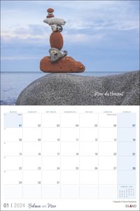 Balance & Meer Mini-Broschurkalender 2024: 12 Wackelkandidaten von Bernd Standhardt in einem praktischen Wandplaner mit Raum für Notizen. Foto-Kalender 2024.