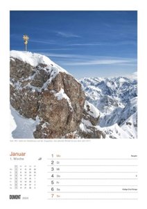 In Deutschland unterwegs Wochenkalender 2024 - Wandkalender - Format 21,0 x 29,7 cm