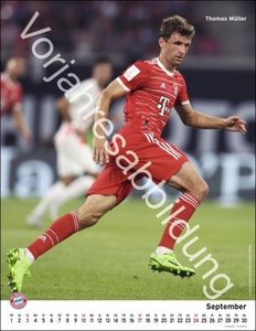 FC Bayern München Posterkalender. Wandkalender 2024 mit den besten Spielerfotos des FC Bayern. Toller Kalender für Fußballfans. 34 x 44 cm.