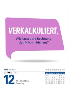 Was so nicht im Lexikon steht Tagesabreißkalender 2026