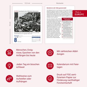 Abenteuer Geschichte Tagesabreißkalender 2026