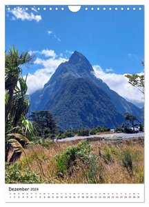 Aotearoa - atemberaubende Landschaften im Land der langen weißen Wolke (Wandkalender 2024 DIN A4 hoch), CALVENDO Monatskalender