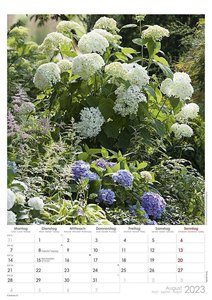 Traumgärten 2023 - Bildkalender A3 (29,7x42 cm) - Beautiful Gardens - mit Feiertagen (DE/AT/CH) und Platz für Notizen - Wandkalender - Gartenkalender