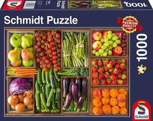 Schmidt 58308 - Frisch vom Markt, 1000 Teile, Premium-Puzzle