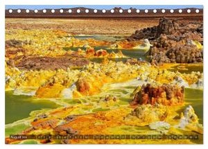 Äthiopische Landschaften (Tischkalender 2024 DIN A5 quer), CALVENDO Monatskalender