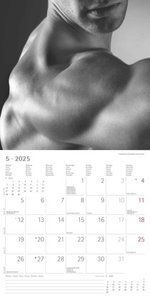 Masculine 2025 - Broschürenkalender 30x30 cm (30x60 geöffnet) - Kalender mit Platz für Notizen - Maskulin - Bildkalender - Wandplaner - Erotikkalender