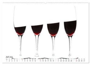 Wein schmeckt fein (hochwertiger Premium Wandkalender 2024 DIN A2 quer), Kunstdruck in Hochglanz