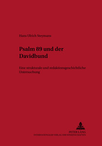 Psalm 89 und der Davidbund