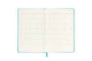 Moleskine 18 Monate Tageskalender - Color 2022/2023, Large/A5, Manganblau