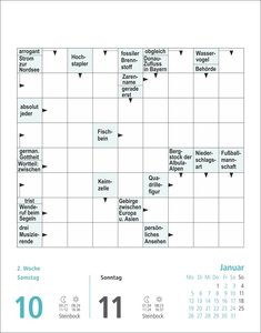 Stefan Heine Kreuzworträtsel Tagesabreißkalender 2026