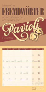 Einspruch Kalender 2025 - 30x30