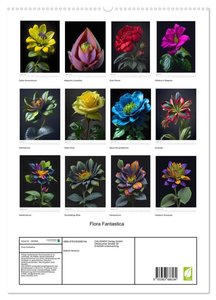 Flora Fantastica (hochwertiger Premium Wandkalender 2024 DIN A2 hoch), Kunstdruck in Hochglanz