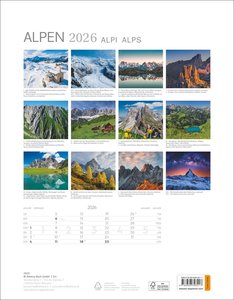 Alpen Kalender 2026