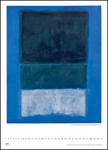 Mark Rothko 2023 - Kunst-Kalender - Poster-Kalender - 50x70