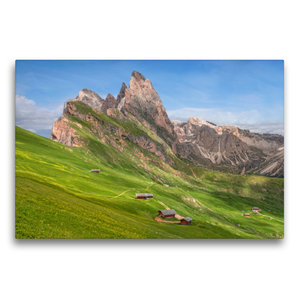Premium Textil-Leinwand 75 cm x 50 cm quer Ein Motiv aus dem Kalender Dolomiten, Alpenparadies im Norden Italiens