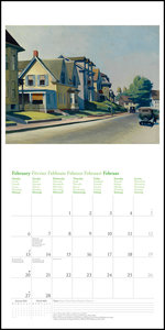 Edward Hopper 2023 - Wand-Kalender - Broschüren-Kalender - 30x30 - 30x60 geöffnet - Kunst-Kalender