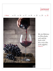 Literarischer Wein - Kalender 2024