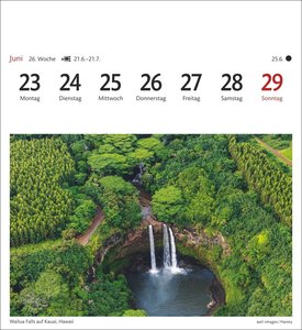 USA Sehnsuchtskalender 2025 - Wochenkalender mit 53 Postkarten