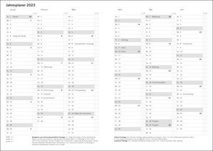 Terminer A5, Struktur rot Kalender 2022