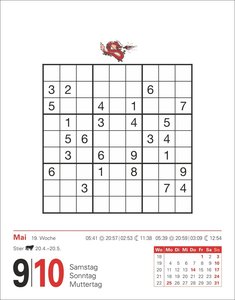Sudoku Tagesabreißkalender 2026