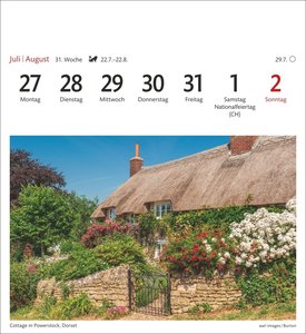 England Sehnsuchtskalender 2026