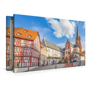 Premium Textil-Leinwand 90 cm x 60 cm quer Ein Motiv aus dem Kalender Aschaffenburg Impressionen