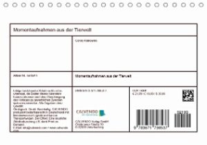 Tierische Momentaufnahmen (Tischkalender 2021 DIN A5 quer)